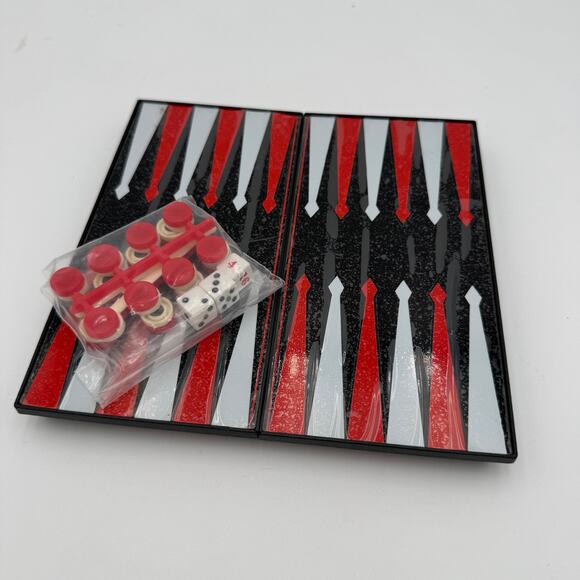Vintage Magnetic Travel Backgammon NOS - Picture 1 of 4